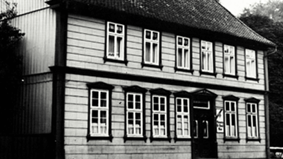 Erstes Geschäftslokal der Sparkasse zu Soltau in der Poststraße 9